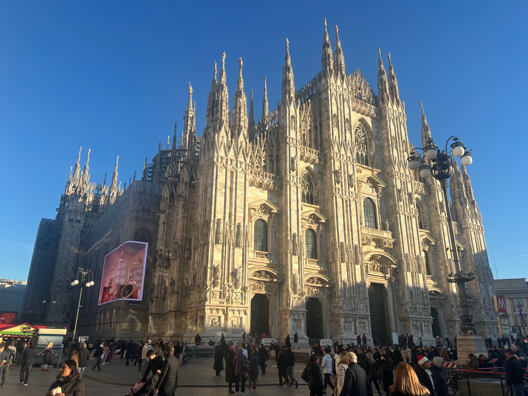 Milan — The Duomo di Milano under a clear winter sky.