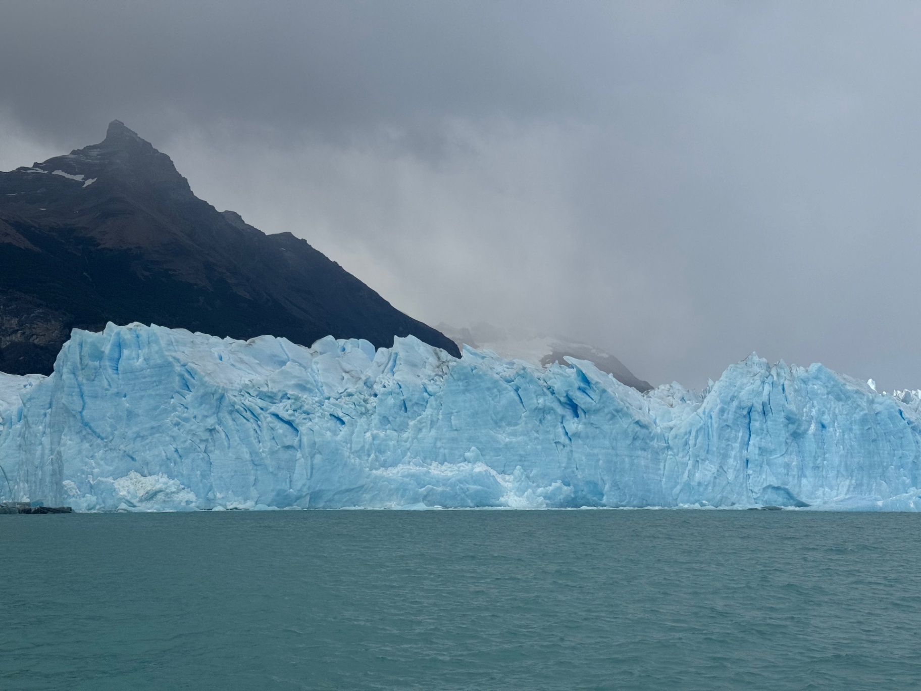 El Calafate — Up close to Perito Moreno's blue ice.